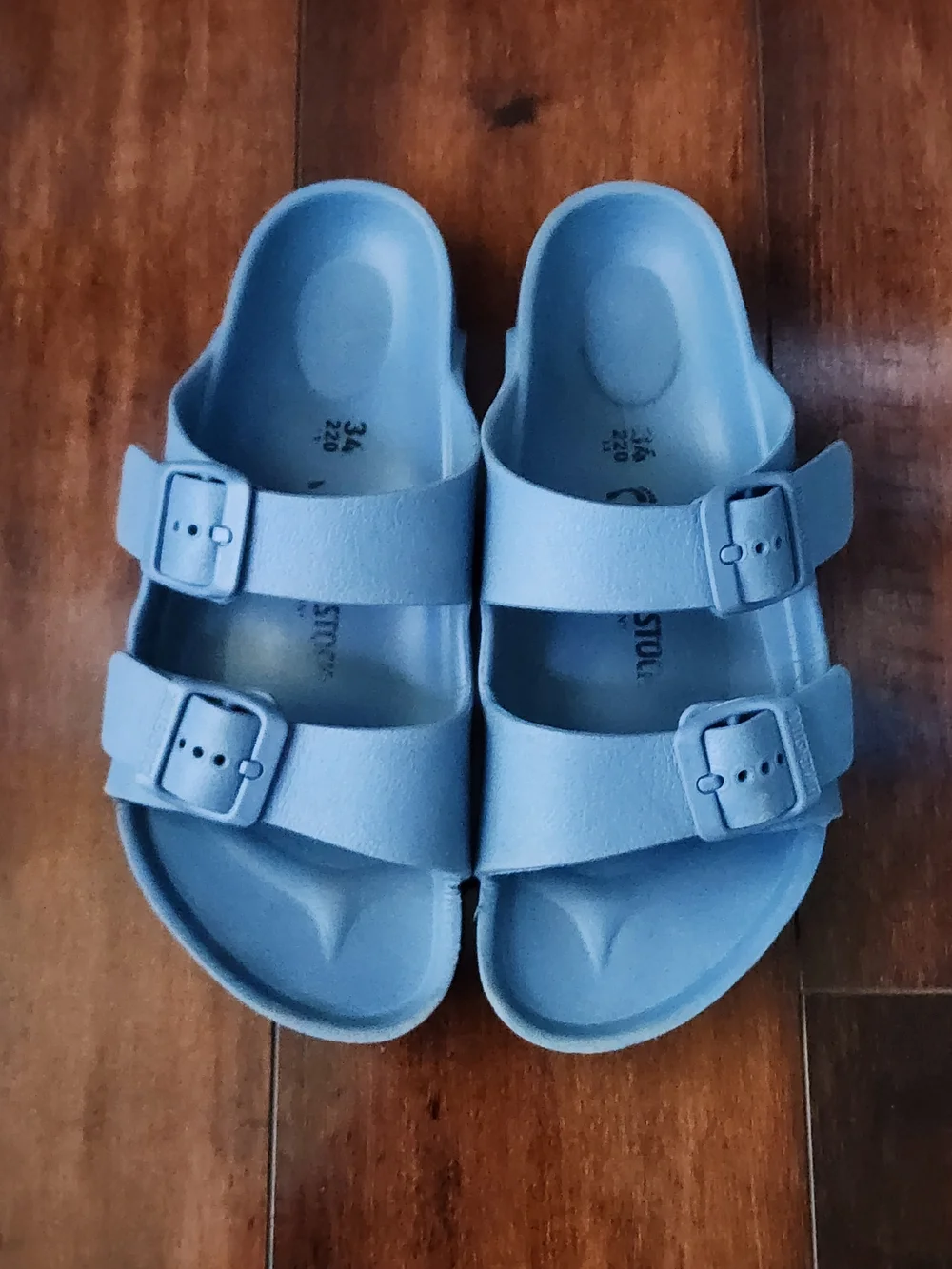 Birkenstock Arizona Essentials EVA Sandals Light blue periwinkle Kids EU 34 Wate